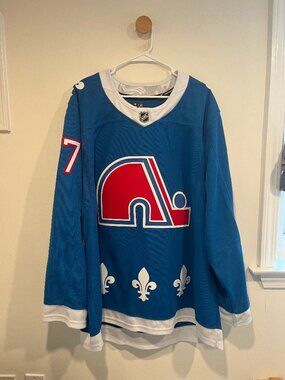 Rare Quebec Nordiques Heritage Premium Jersey - Casey Mittelstadt #37